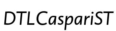 DTLCaspariST Font Image