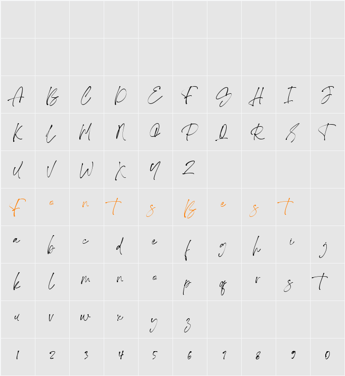Black Phantom Character Map