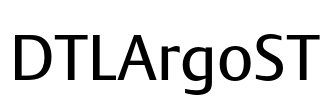 DTLArgoST Font Image