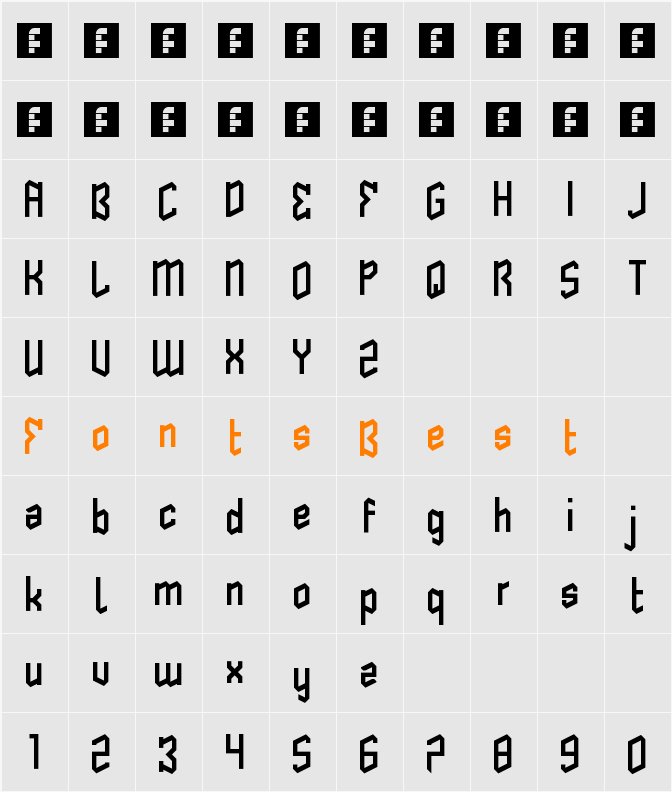 Butterfly Reflect Character Map