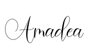 Amadea Font Image