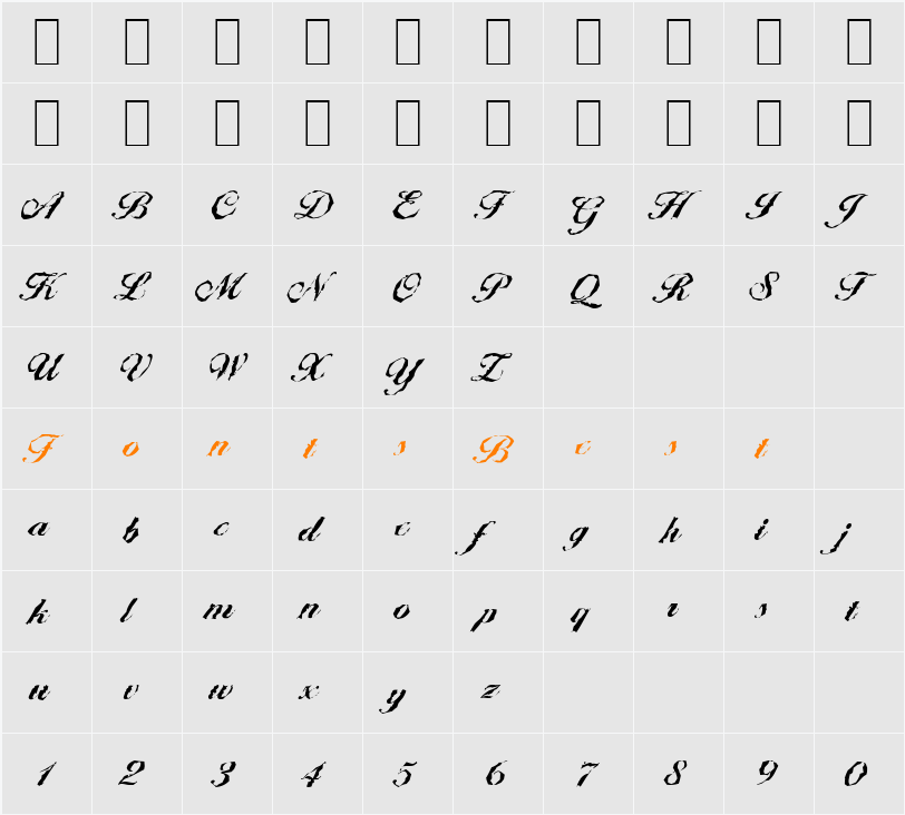 BallantinesRandom Character Map