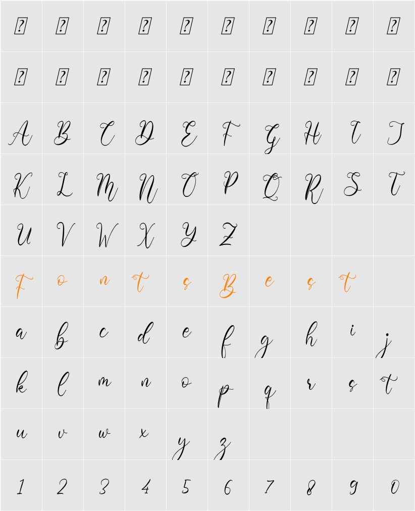 Barbara Derina Character Map