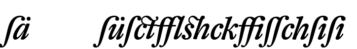 DTL Fleischmann Font Image
