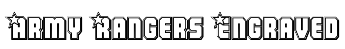 Army Rangers Engraved