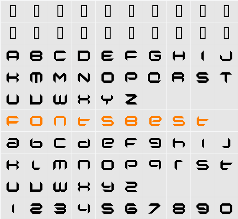 Nano Character Map