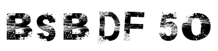 BSB DF 50 Font Image