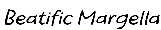 Beatific Margella Font Image