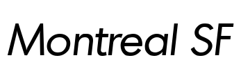 Montreal SF Font Image