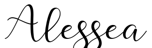 Alessea Font Image