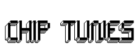 CHIP TUNES Font Image