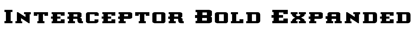 Interceptor Bold Expanded