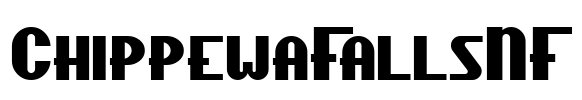 ChippewaFallsNF Font Image