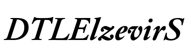 DTLElzevirS Font Image