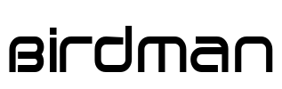 Birdman Font Image