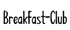 Breakfast-Club Font Image
