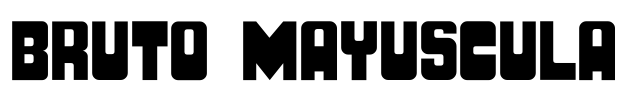 BRUTO MAYUSCULA