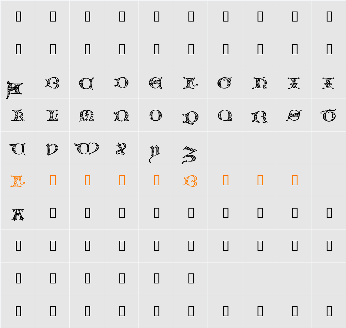 Florimel™ Character Map