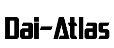 Dai-Atlas Font Image