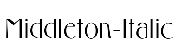 Middleton-Italic