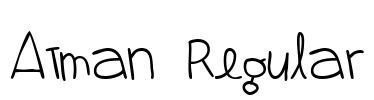 Atman Regular Font Image