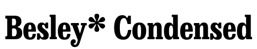 Besley* Condensed
