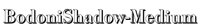 BodoniShadow-Medium Font Image