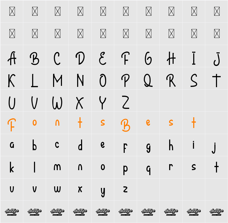 Bandrek Demo Character Map