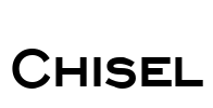 Chisel Font Image