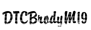 DTCBrodyM19 Font Image