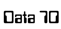 Data 70 Font Image