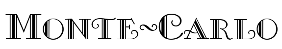 Monte-Carlo Font Image