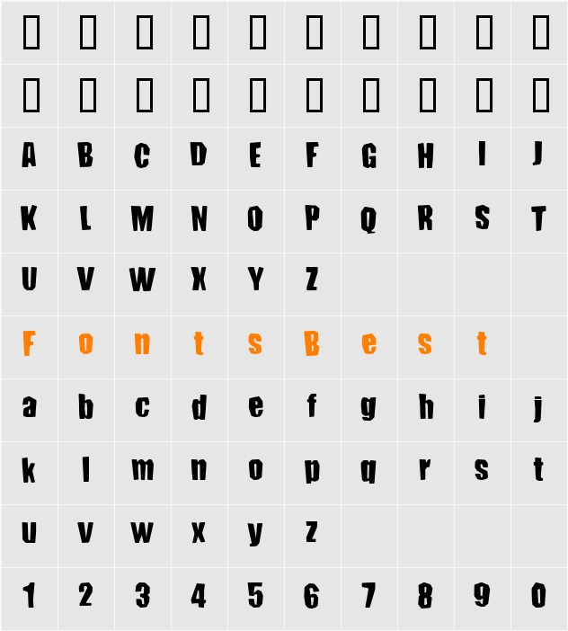 Conundrum Character Map