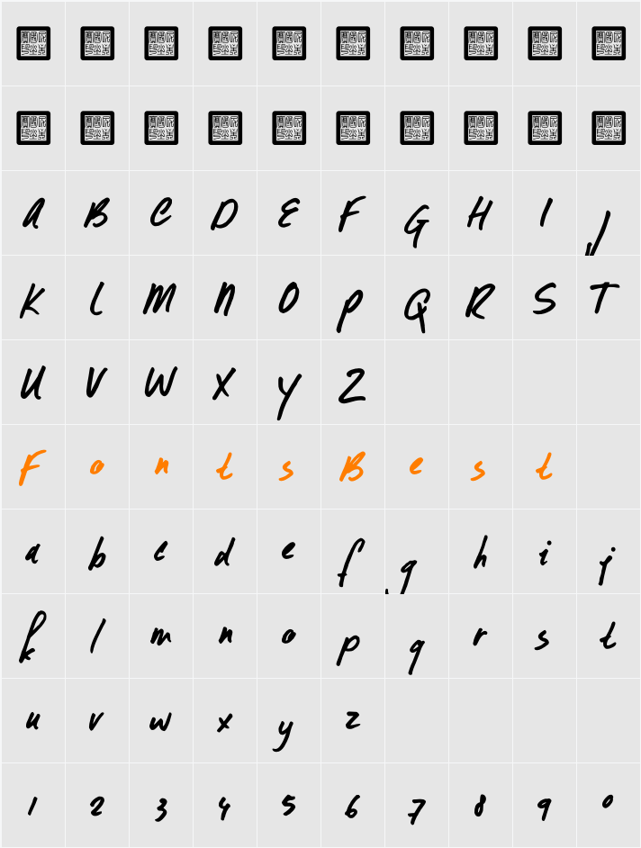 DK Formosa Character Map