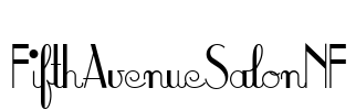 FifthAvenueSalonNF Font Image