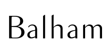 Balham Font Image