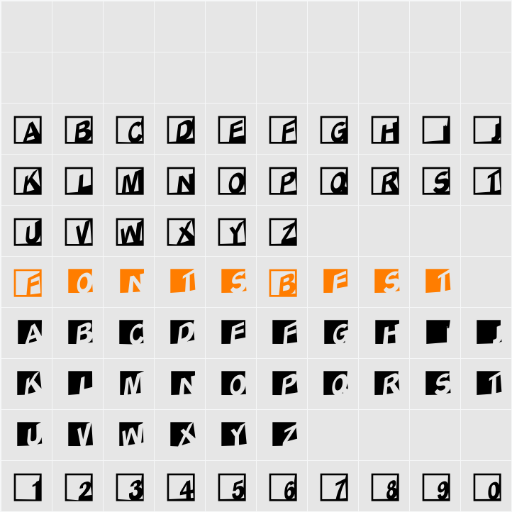 ABCLogosXYZCrazy Character Map