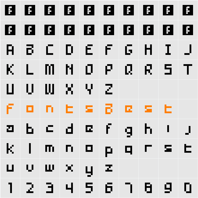 Asai Haxxor Character Map