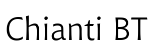 Chianti BT Font Image