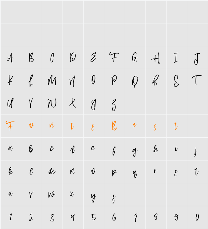 Aquilla Character Map