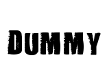 DUMMY Font Image