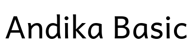 Andika Basic Font Image