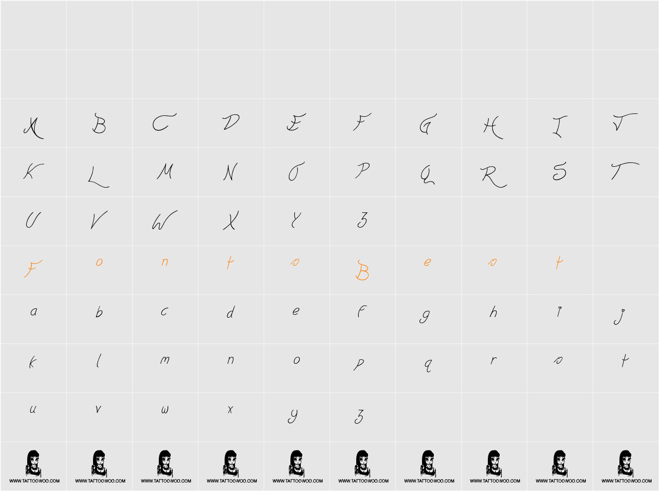 Cheese Cake) Character Map