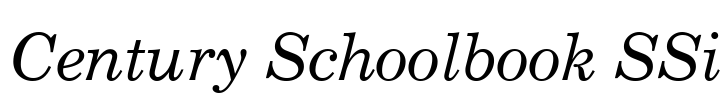 Century Schoolbook SSi