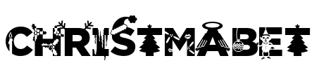 Christmabet Font Image