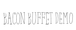 Bacon Buffet DEMO Font Image