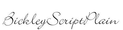 BickleyScriptPlain