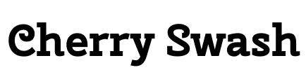 Cherry Swash Font Image