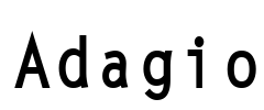 Adagio Font Image
