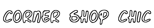 Corner Shop Chic Font Image